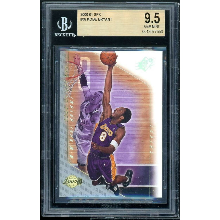 Kobe Bryant Card 2000-01 SPX #38 BGS 9.5 - Walmart.com