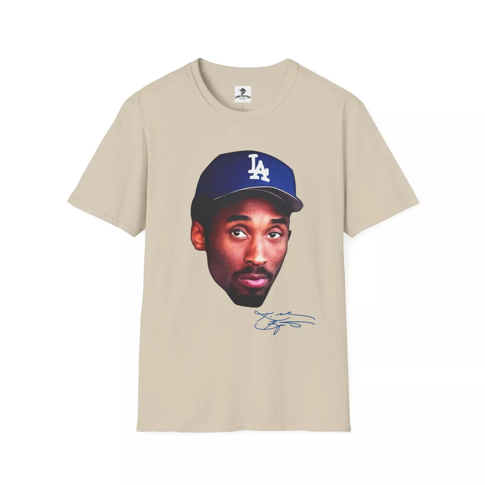 Kobe Bryant Dodger Hat (24 On Back) Softstyle T-shirt