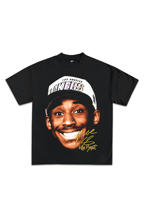 Kobe Bryant Graphic Tee - Wear Icy Collection T Shirt Unisex, Color: Black, Size: S