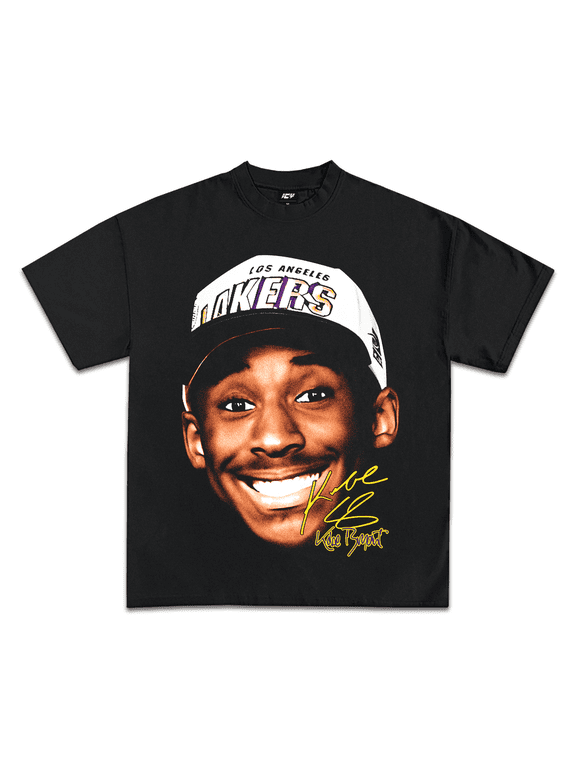 Kobe Bryant Graphic Tee - Wear Icy Collection T Shirt Unisex, Color: Black, Size: S