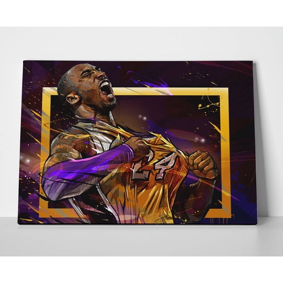 Kobe Bryant Mamba Poster or Wrapped Canvas
