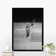 Kobe Bryant Motivational, Inspirational Wall Art, Home Gym Decor, Basketball Poster, Size 24x36