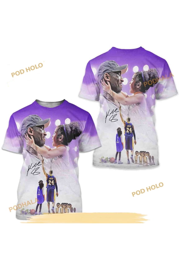 Kobe Bryant R.I.P Basketball Superstar Number 24 No. 8 Shirt