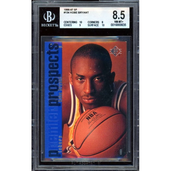Kobe Bryant Rookie Card 1996-97 SP #134 BGS 8.5