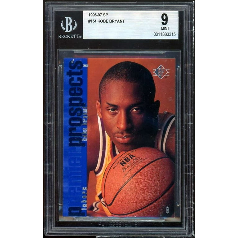 Kobe Bryant Rookie Card 1996-97 SP #134 BGS 9 - Walmart.com