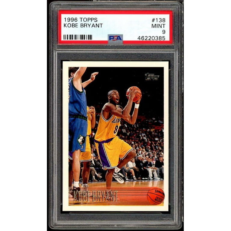 Kobe Bryant Rookie Card 1996-97 Topps #138 PSA 9