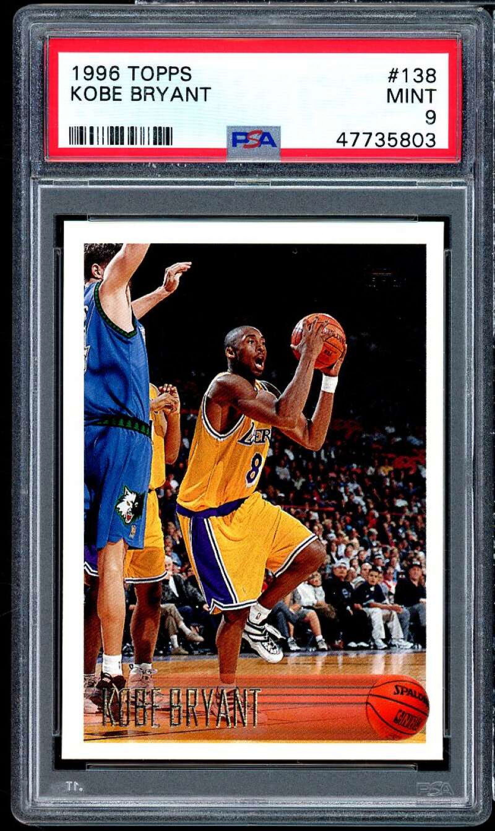 Kobe Bryant Rookie Card 1996-97 Topps #138 - Walmart.com