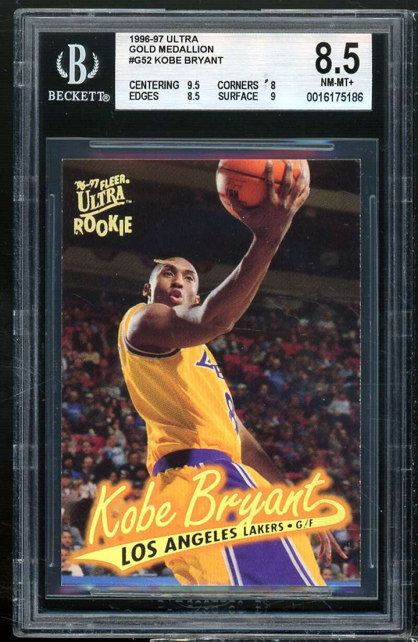 NBA KOBE BRYANT 1996-97 E-X2000 No. 30 ROOKIE CARD BASKETBALL LOS 