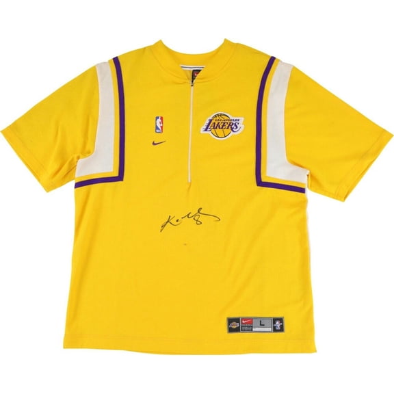 Kobe Bryant Signed Nike Los Angeles Lakers Shooting Shirt Jersey PSA DNA COA