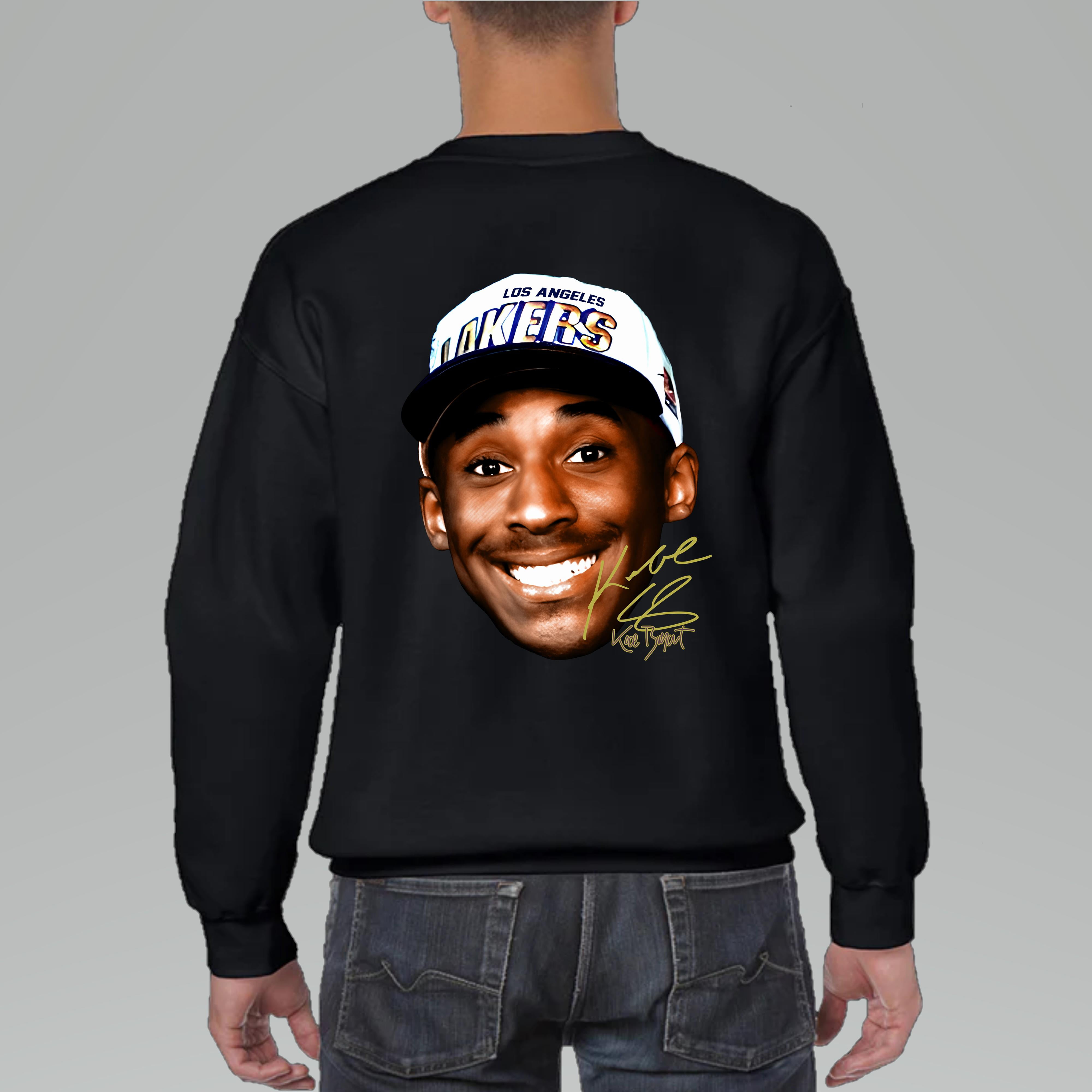 Kobe Bryant Sweatshirt Back Side Unisex Sweatshirt Back Side Feel The Softness Love The Fit. Walmart