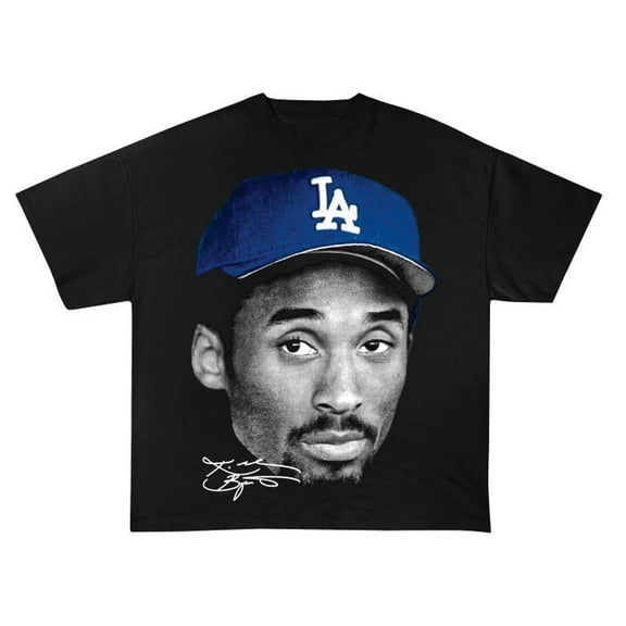Kobe Bryant T-Shirt "Big Face Dodgers" Graphic Tee
