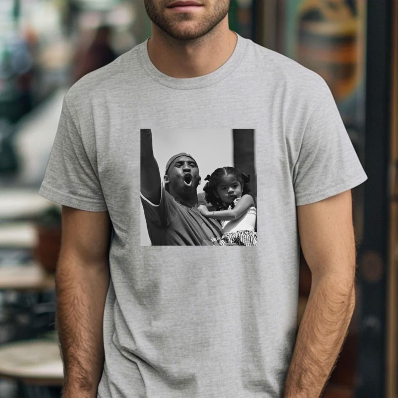Kobe Bryant T Shirt Sport Graphic Tee Retro T Shirt Vintage Merch Black Mamba Athlete Clothing Gigi Bryant Basketball Lakers Unisex Walmart