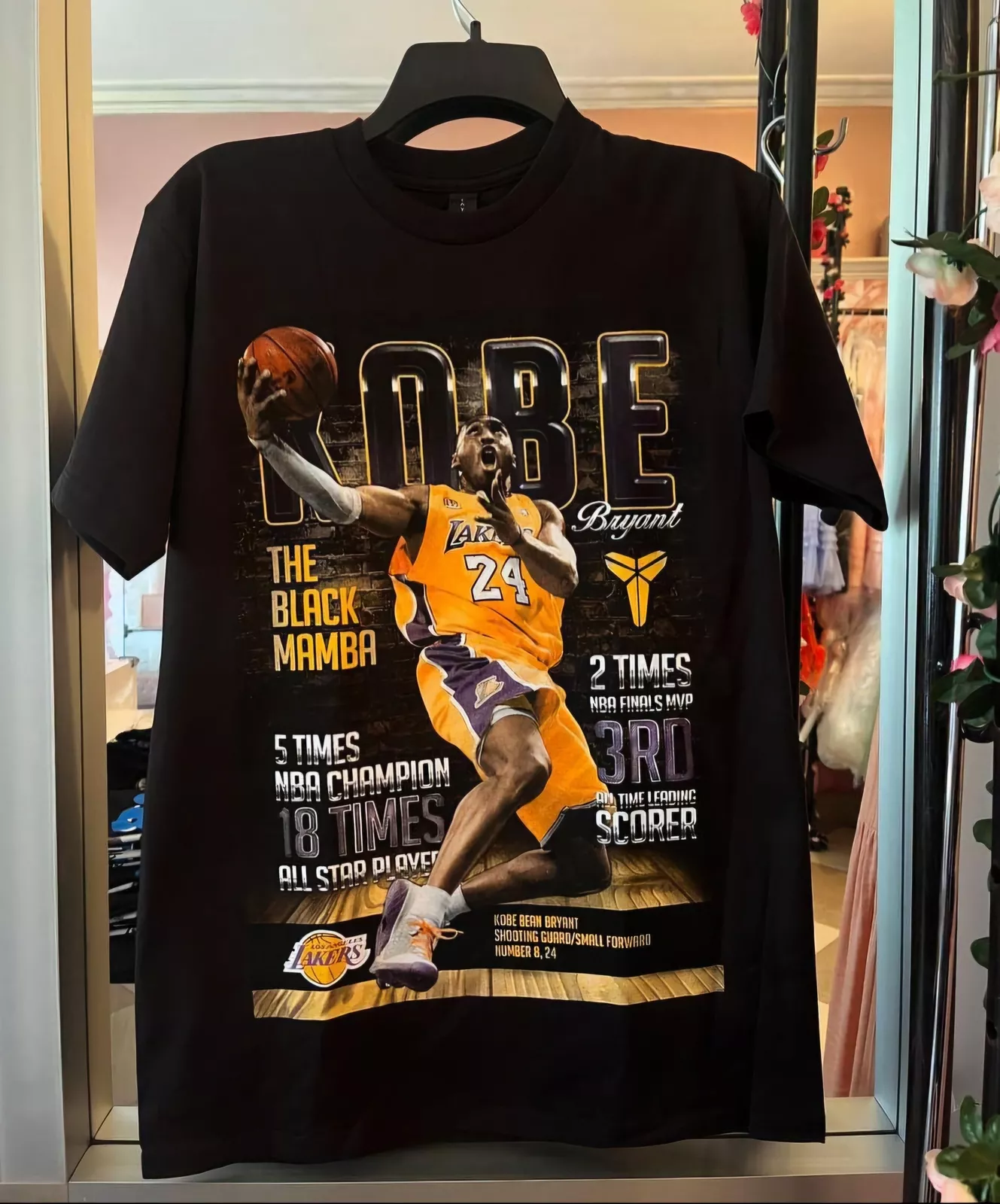 レア　Kobe Bryant Tシャツ 8番 24番 GILDAN Kobe Bryant Purple Gildan Heavy Cotton T-Shirt Size 2XL XXL