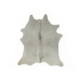 thumbnail image 1 of Natural Kobe Cowhide Rug | Light grey | 5'x7', 1 of 4