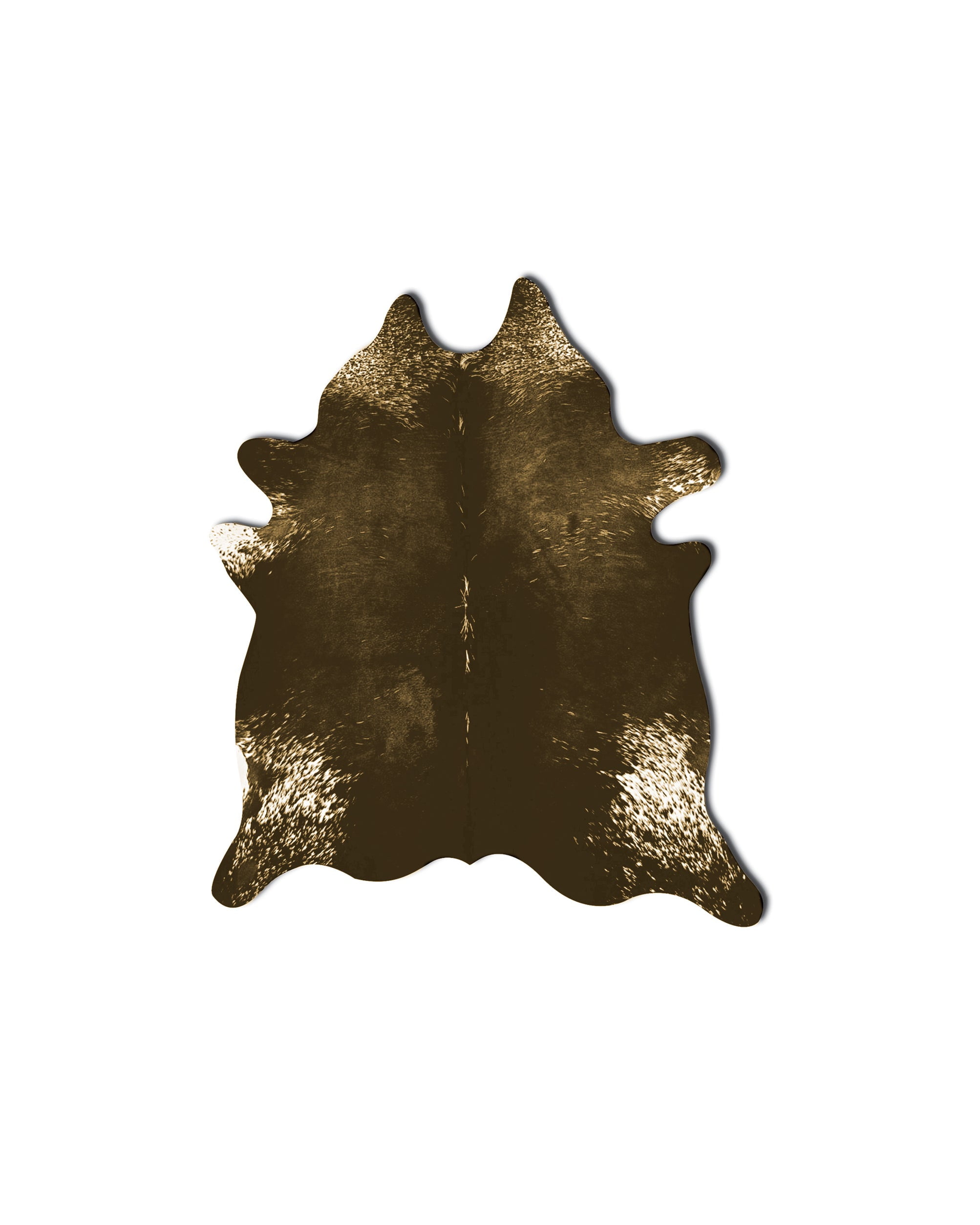 Kobe Rug Natural Kobe Cowhide Rug | S & p chocolate/white | 5'x7' - Walmart.com