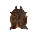 thumbnail image 1 of Natural Kobe Cowhide Rug | Dark brindle | 5'x7', 1 of 4