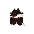 thumbnail image 1 of Natural Kobe Cowhide Rug | Chocolate & white | 5'x7', 1 of 6