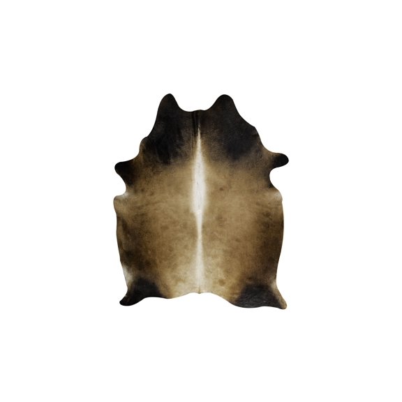 Natural Kobe Cowhide Rug | Norman dark tan | 5'x7'