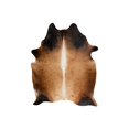 thumbnail image 1 of Natural Kobe Cowhide Rug | Norman dark tan | 6'x7', 1 of 3