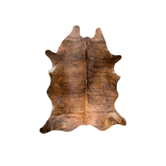 Natural Kobe Cowhide Rug | Medium brindle | 6'x7'