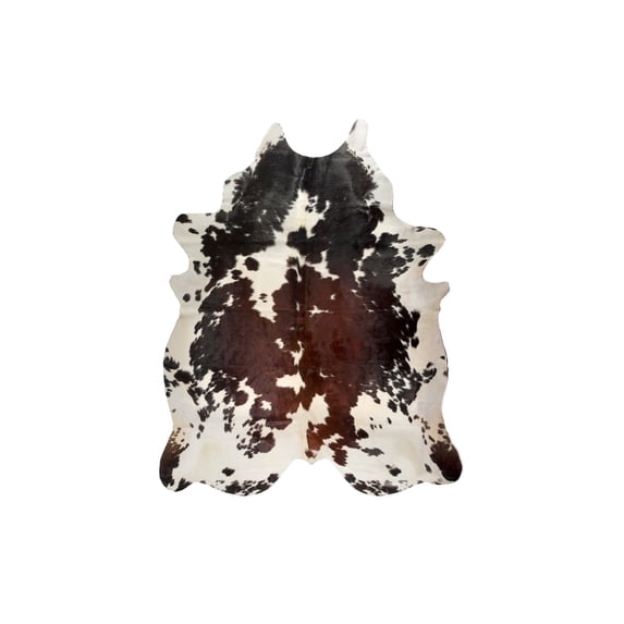 Natural Kobe Cowhide Rug | Tri-color dark | 5'x7'