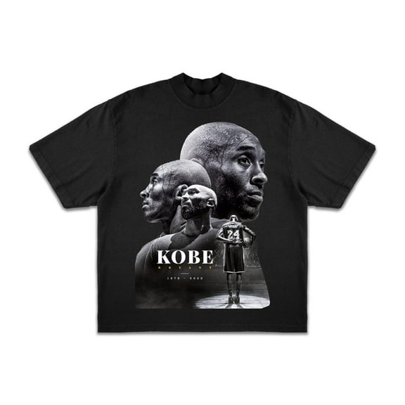 Kobe T-shirt, Basketball Graphic Tees,Black Color,Size L