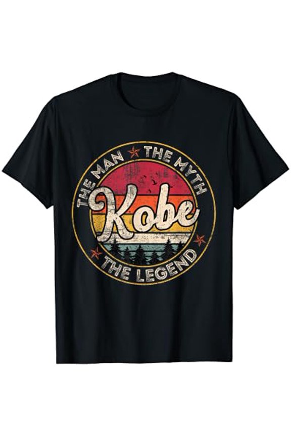 Kobe The Man The Myth The Legend Custom Name Tee