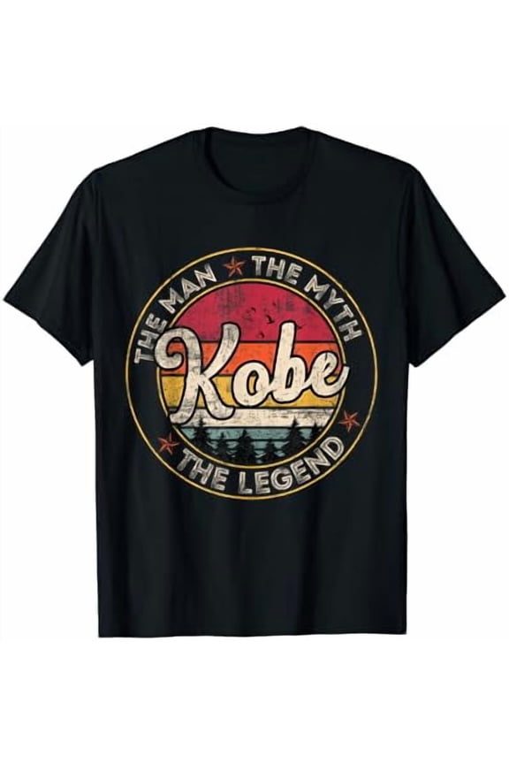 Kobe The Man The Myth The Legend Custom Name Tee