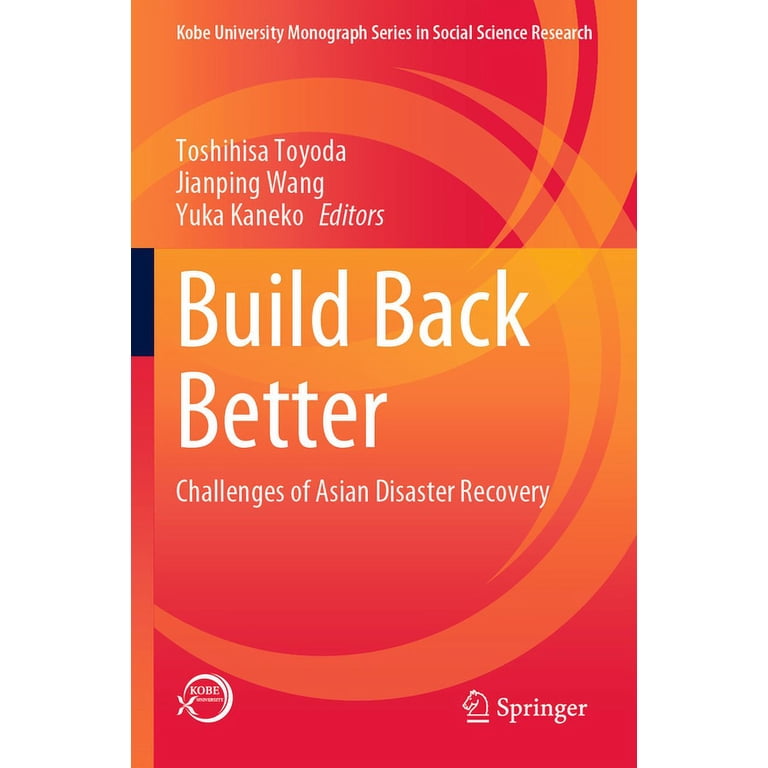 Kobe University Monograph Social Science Build Back Better