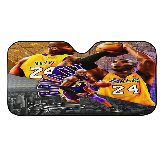 Kobe and Bryant Auto Sun Shade 55" x 30"