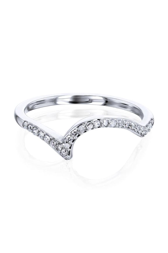 10k Gold Diamond Gold Wave Band HI/I