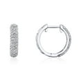 thumbnail image 1 of Kobelli 10k Gold Mini Hoop Pave Earrings HI/I, 1 of 4