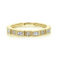 thumbnail image 1 of Kobelli 10k Gold Vintage Style Baguette Diamond Band HI/I, HI/I, 1 of 5