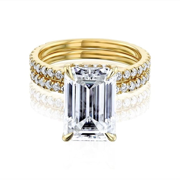 Kobelli 14k Gold Evie Bridal Set FG/VS, DEF/VS