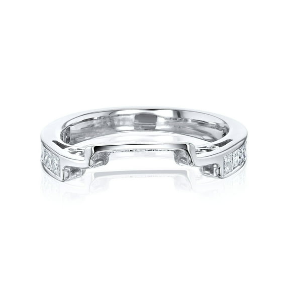 Kobelli 14k Gold Princess Diamond Channel Set Wedding Band HI/I