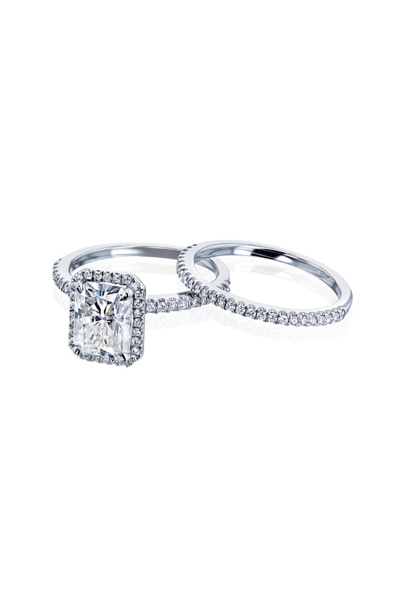 14k Gold Rhona Forever One Moissanite Bridal Set DEF/VS, DEF/VS
