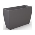 thumbnail image 1 of Mayne Kobi 36" x 14" x 24" Rectangle Graphite Grey Self-Watering Plastic Trough Planter, 1 of 7