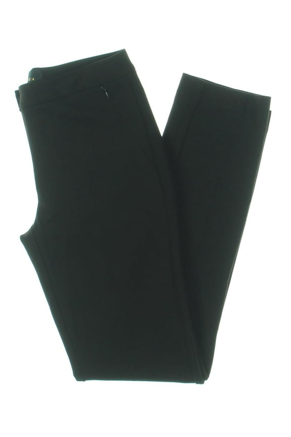 Womens Alexandra Flat Front Zip Front Pockets Dress Pants