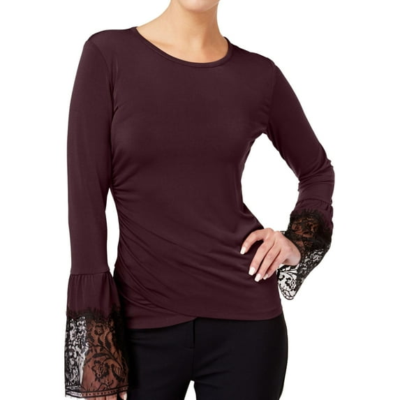 Kobi Womens Halperin Basic T-Shirt, Purple, Medium