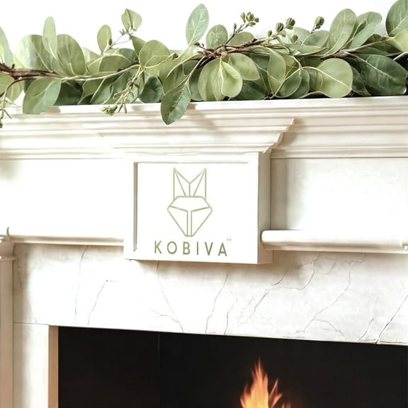 Faux Eucalyptus Garland with Bonus Wreath Ring | Dual-Use Seeded Greenery Kit | 6ft Realistic Artificial Garland for Mantle, Table Runner, Wedding, and Home Décor