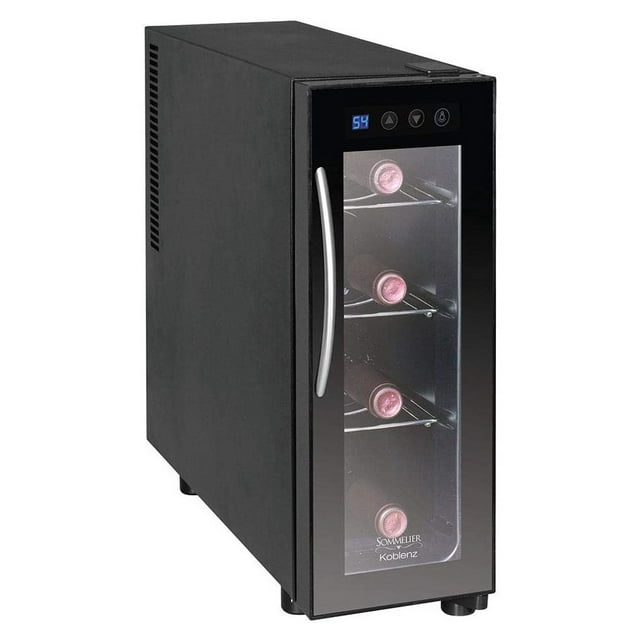 Koblenz 4 Bottle Freestanding Wine Cooler Fridge with LED Touch