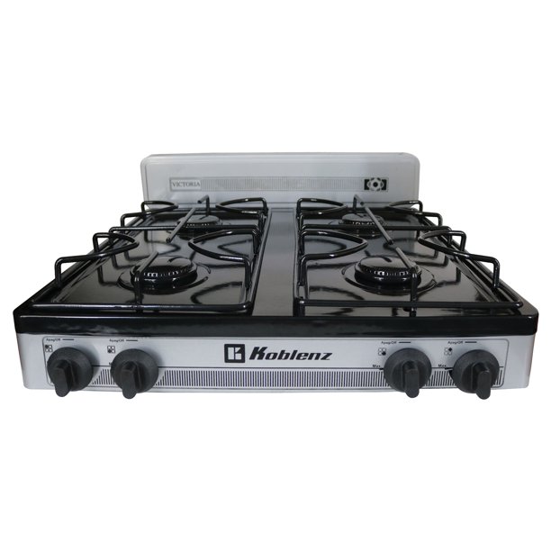Koblenz Model PSK400S 4Burner Gas Stove Top, Silver Walmart