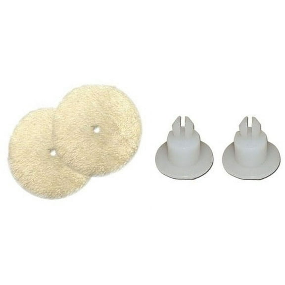 Koblenz Regina 6" Diameter Lambswool Pad Pair - 45-0102-9, 4501029