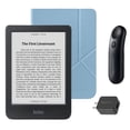 thumbnail image 1 of Kobo Clara BW eReader with Dusk Blue SleepCover, Black Remote & AC Bundle, 1 of 8