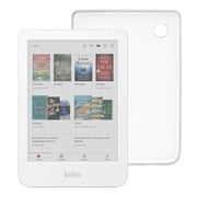 Kobo Clara Colour eReader White with Clear Case Case Bundle