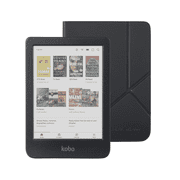 Kobo Clara Colour eReader with Case Bundle Black SleepCover, Case Bundle