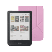 Kobo Clara Colour eReader with Case Bundle Candy Pink SleepCover, Case Bundle