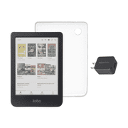 Kobo Clara Colour eReader with Case Bundle Clear Case, Case + AC Bundle