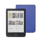 Kobo Clara Colour eReader with Case Bundle Cobalt Blue Basic SleepCover, Case Bundle