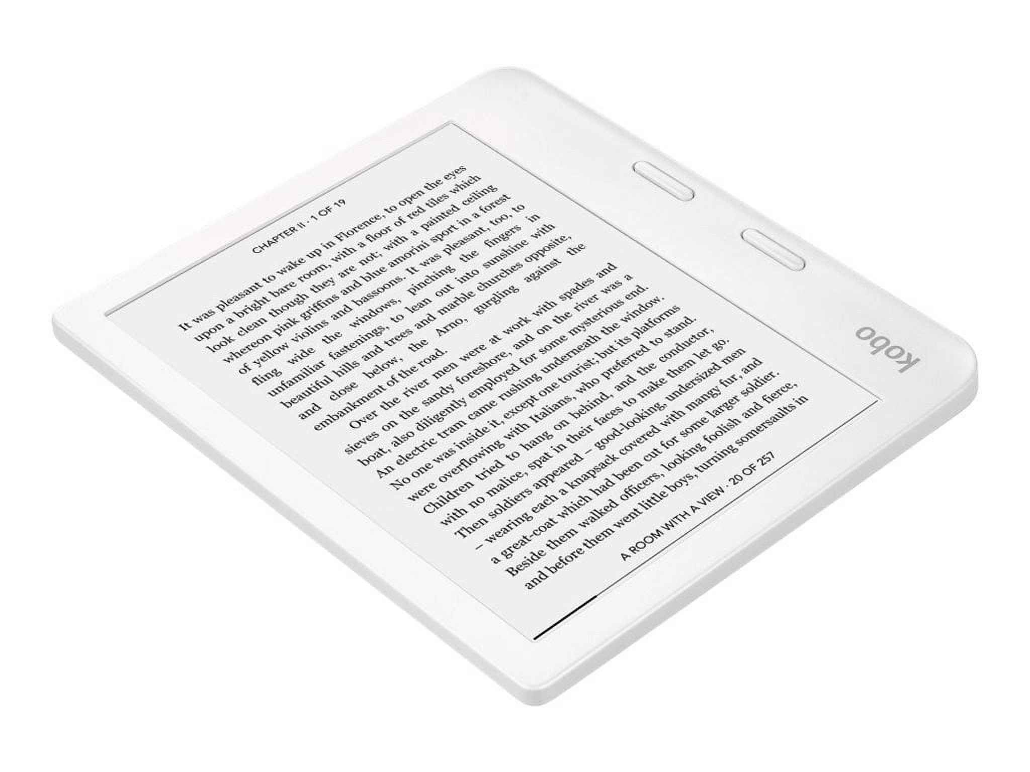 Kobo Libra 2 - eBook reader - 32 GB - 7" E Ink Carta 1200 (1680 x 1264) - touchscreen - Wi-Fi - white - image 1 of 8